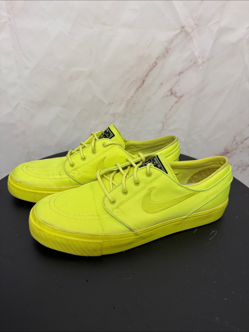 Nike Sb zoom Stefan Janoski Neon Yellow Canvas Shoes